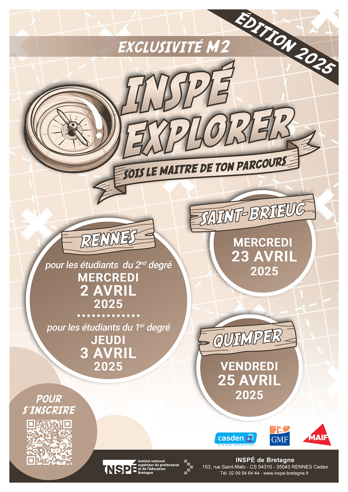 affiche INSPÉ explorer