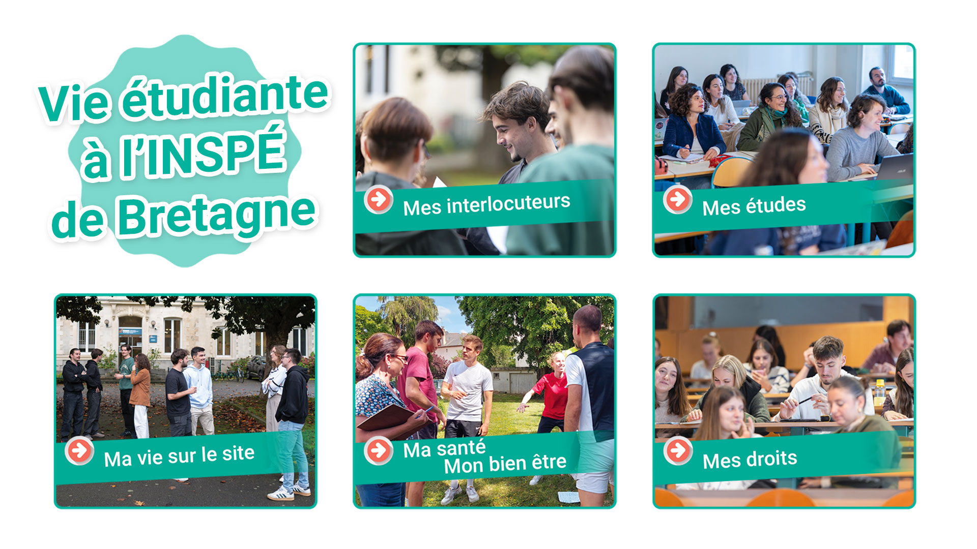 Vie étudiante à l'INSPÉ de Bretagne