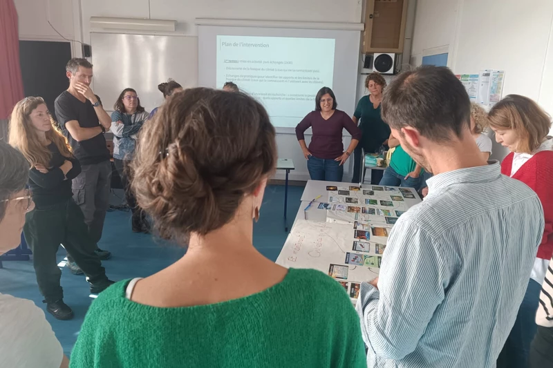 stagiaires en cours
