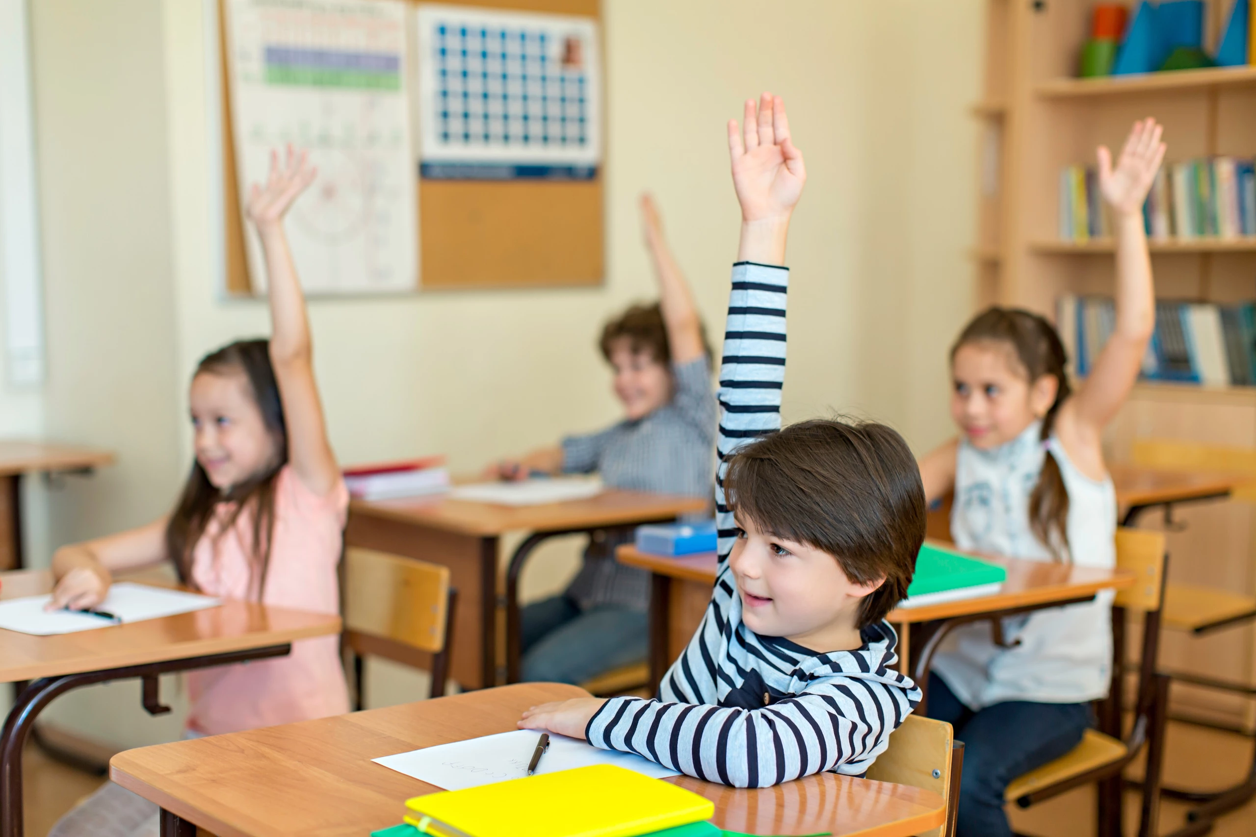 Élèves en classe