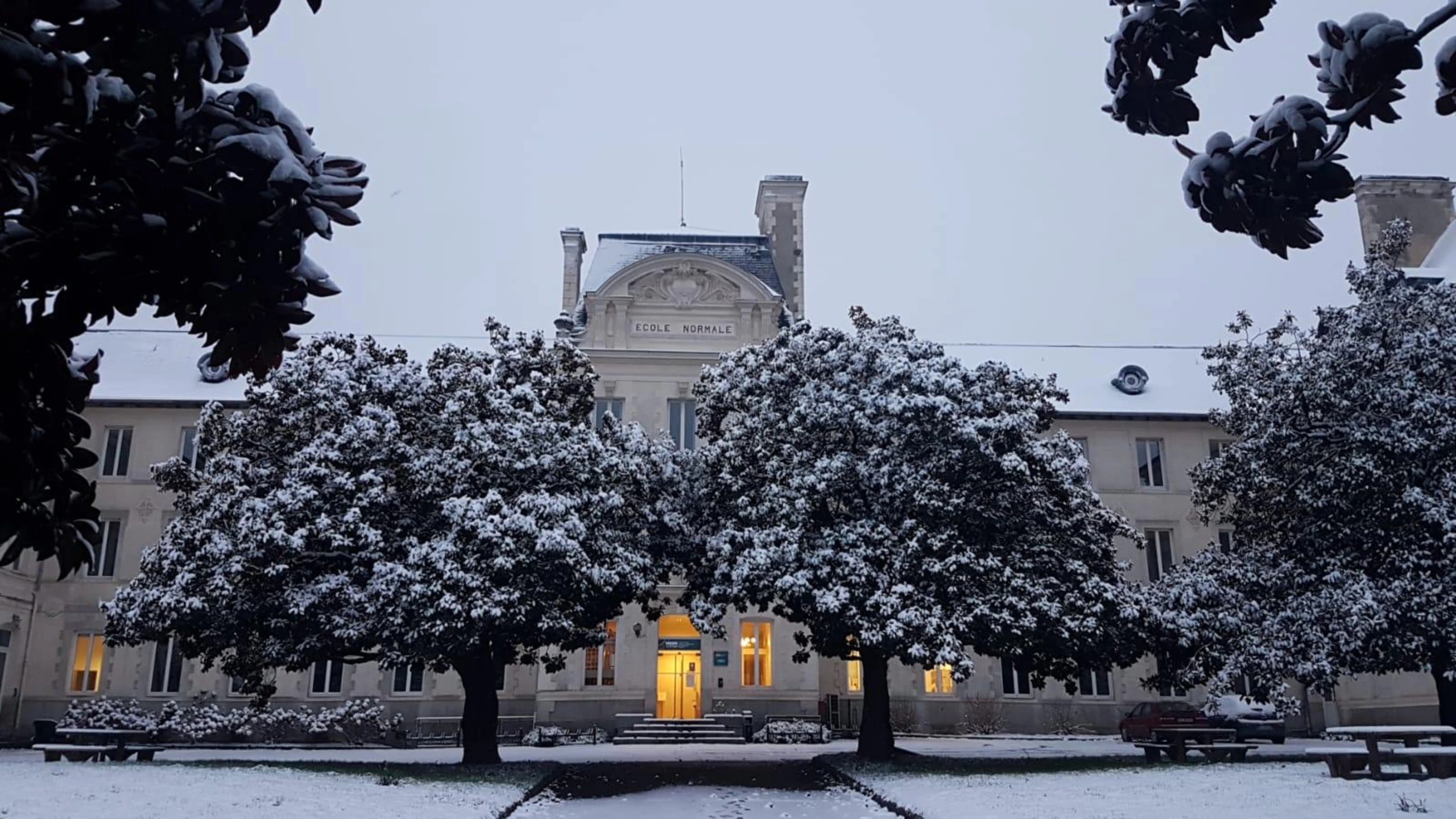 INSPÉ sous la neige