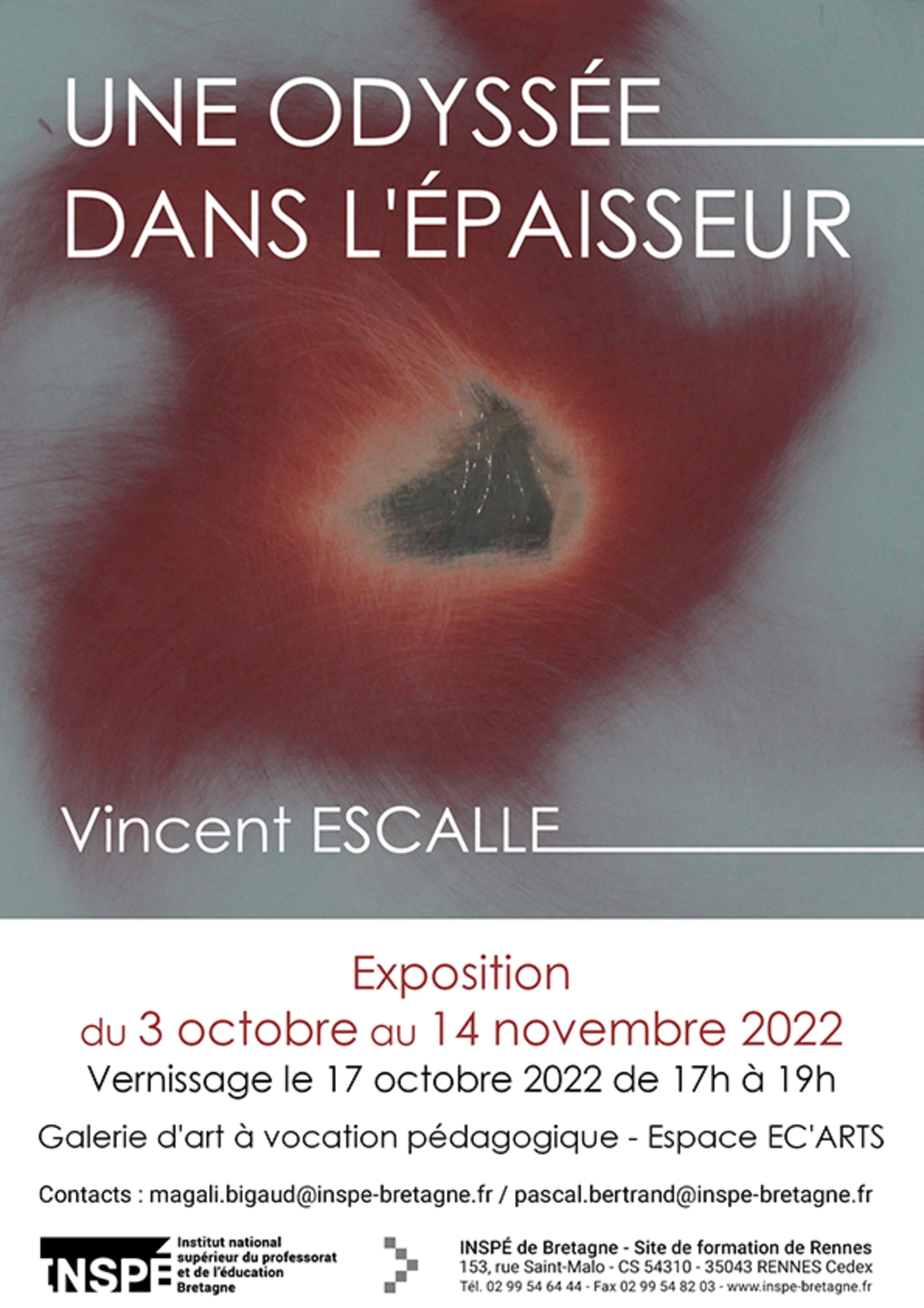 Affiche Vincent Escalle