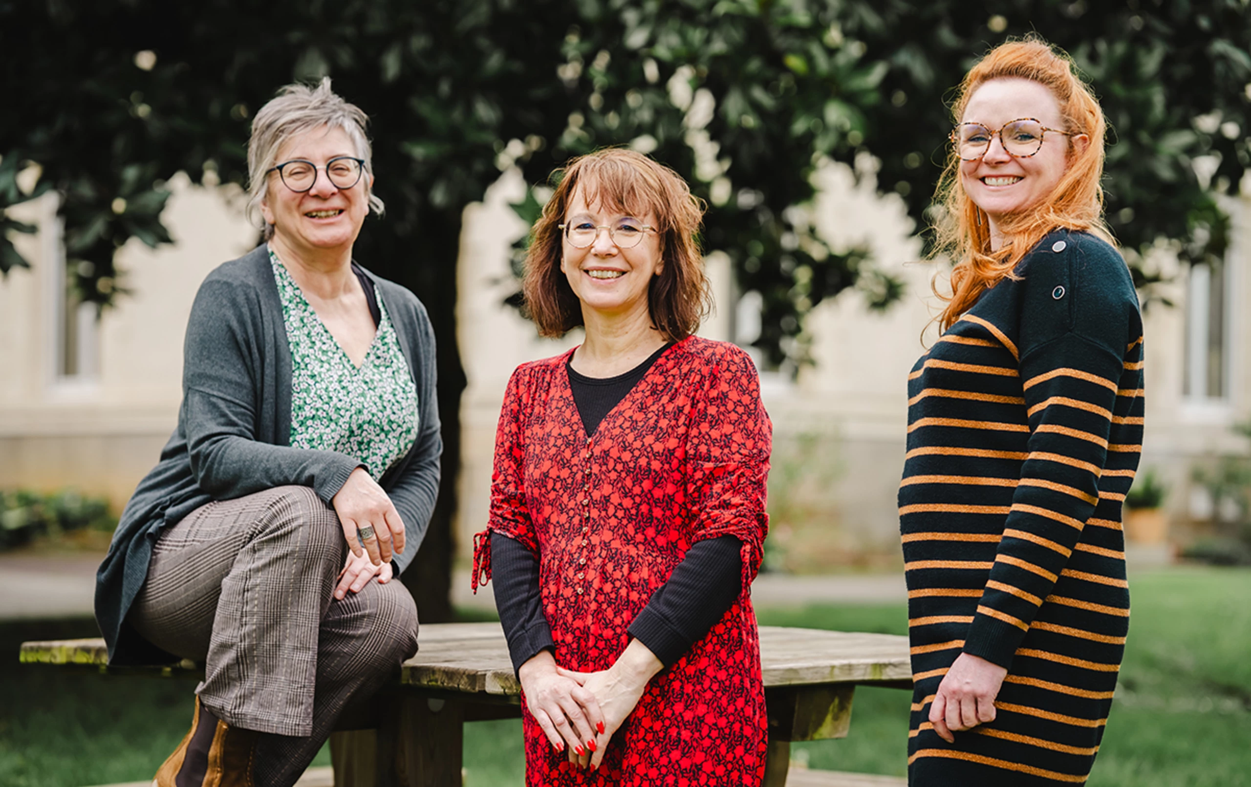 Jocelyne, Emmanuelle et Morgane