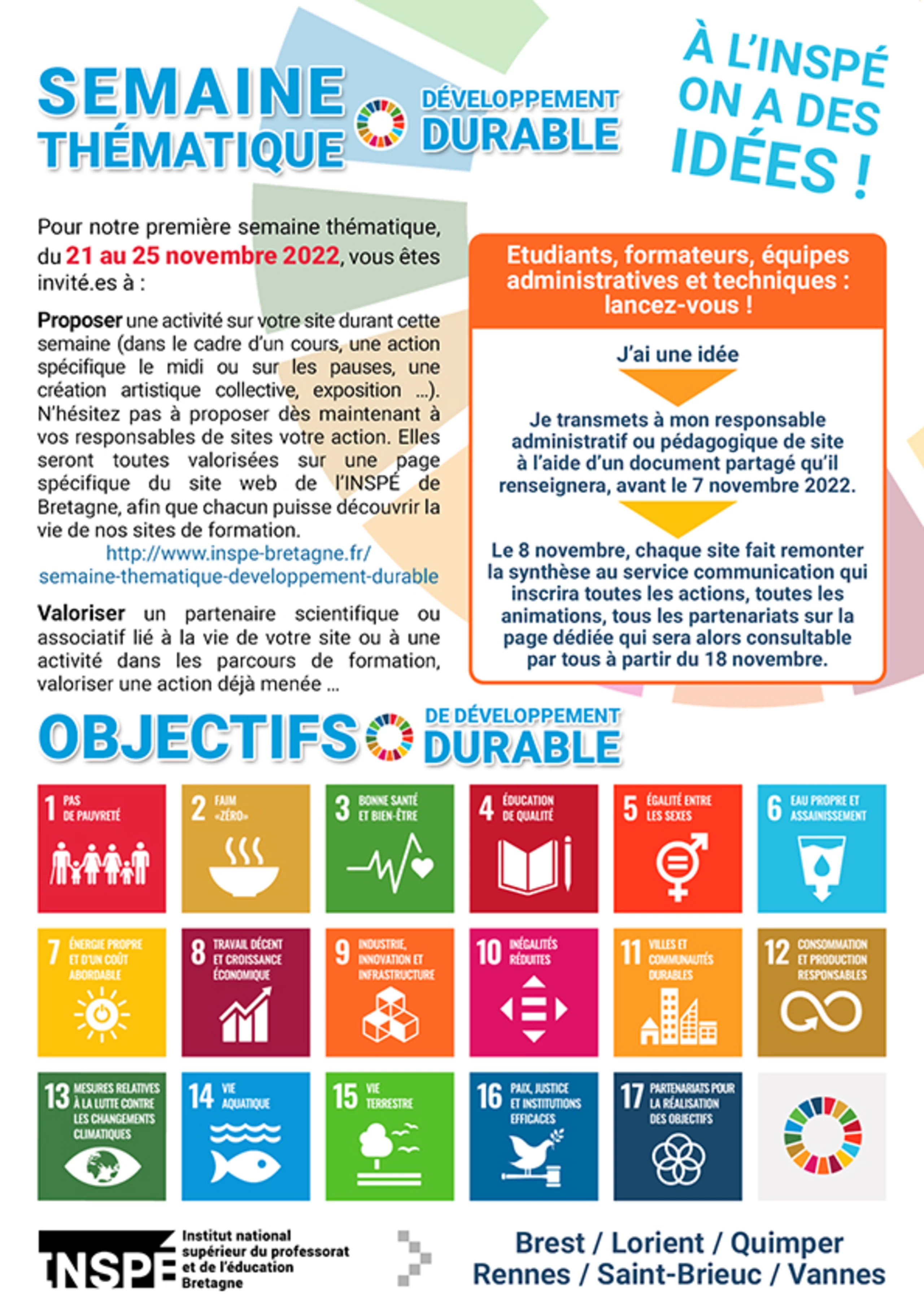 Affiche développement durable