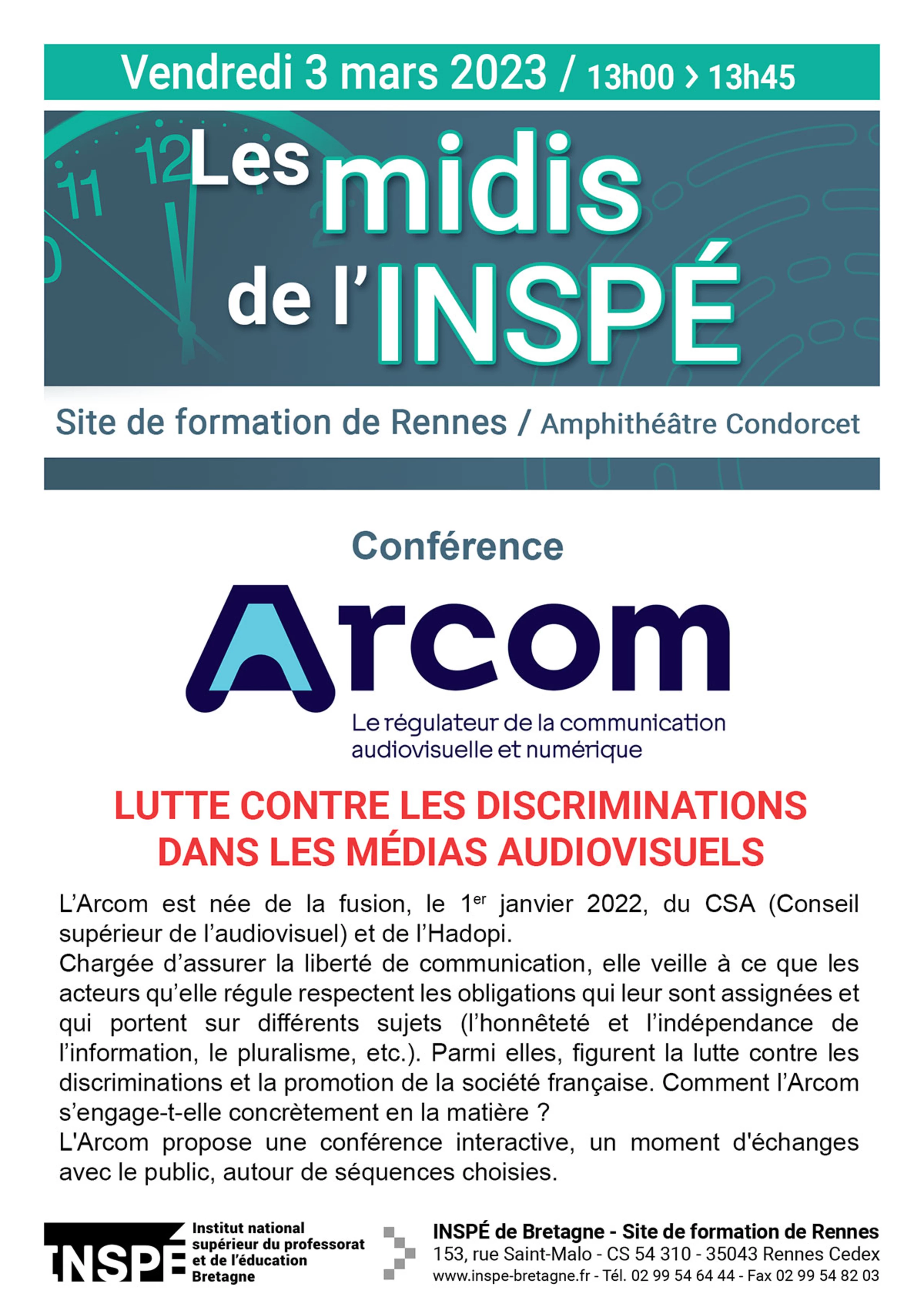 Conférence ARCOM