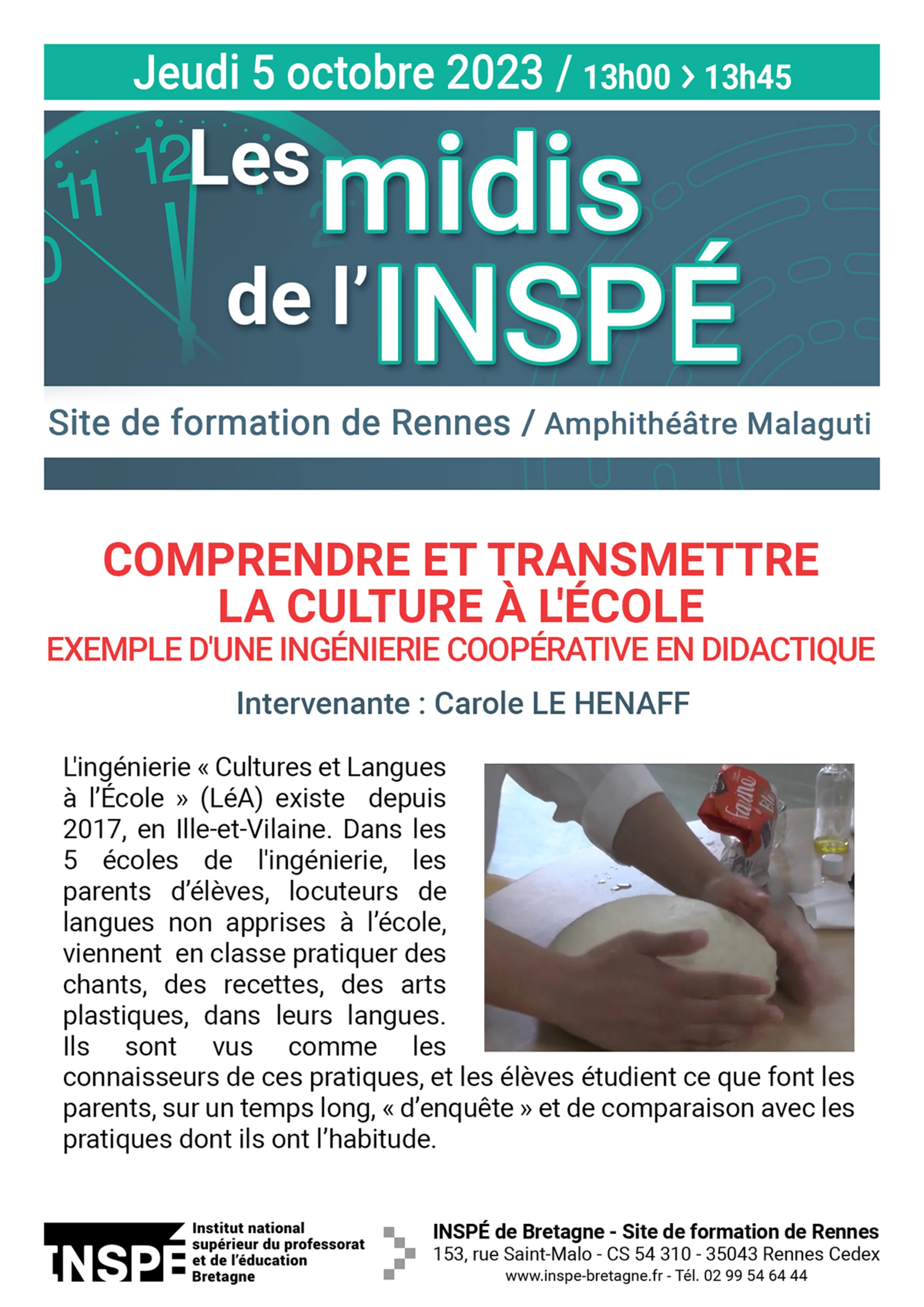 midis de l'INSPÉ