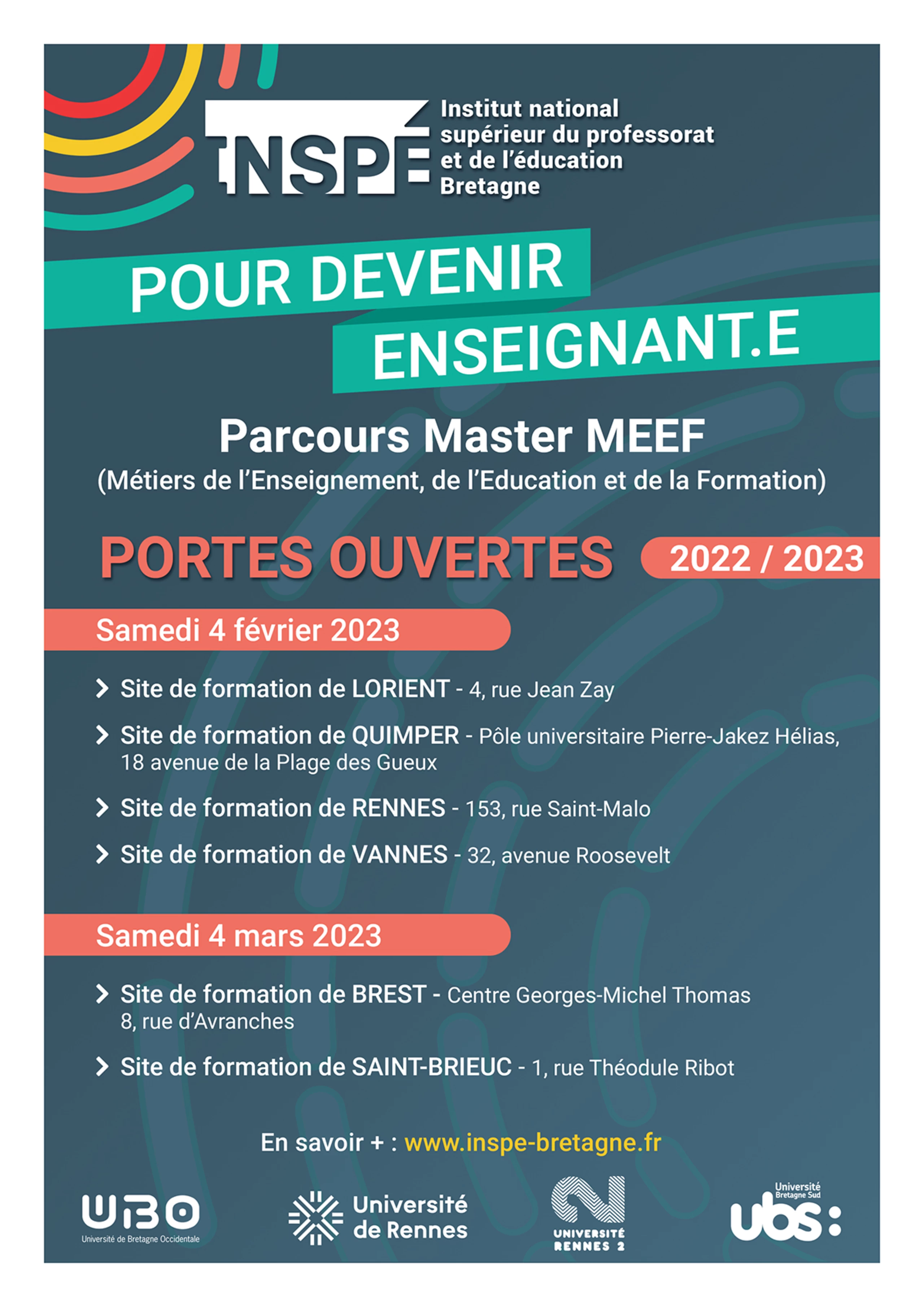 Flyer journées portes ouvertes